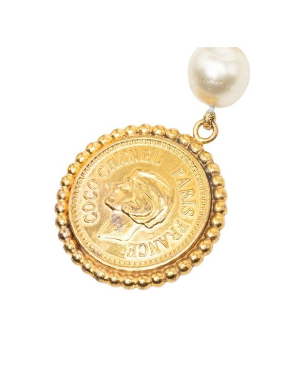 Chanel 31 Rue Cambon Vintage Chain Belt Gold Plated Faux Pearl